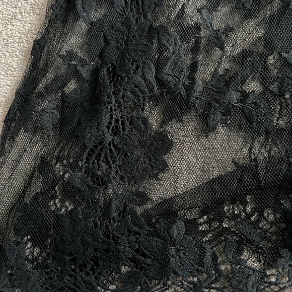 VS sheer black all over lace babydoll - Picture 3 of 7